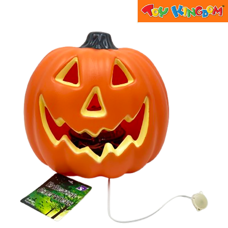Halloween Smiling Pumpkin With Light & Sound