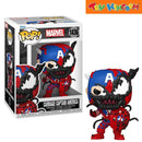 Funko Pop! Marvel Carnage Captain America Bobblehead Figure