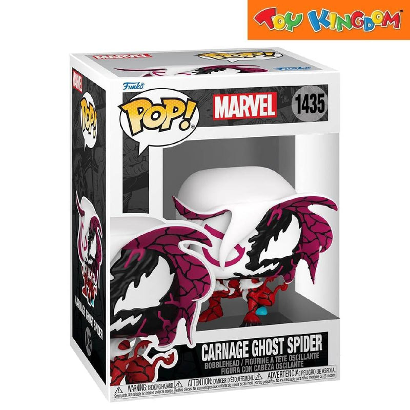 Funko Pop! Marvel Carnage Ghost Spider Bobblehead Figure