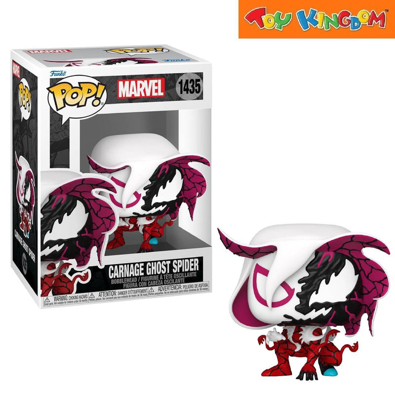 Funko Pop! Marvel Carnage Ghost Spider Bobblehead Figure