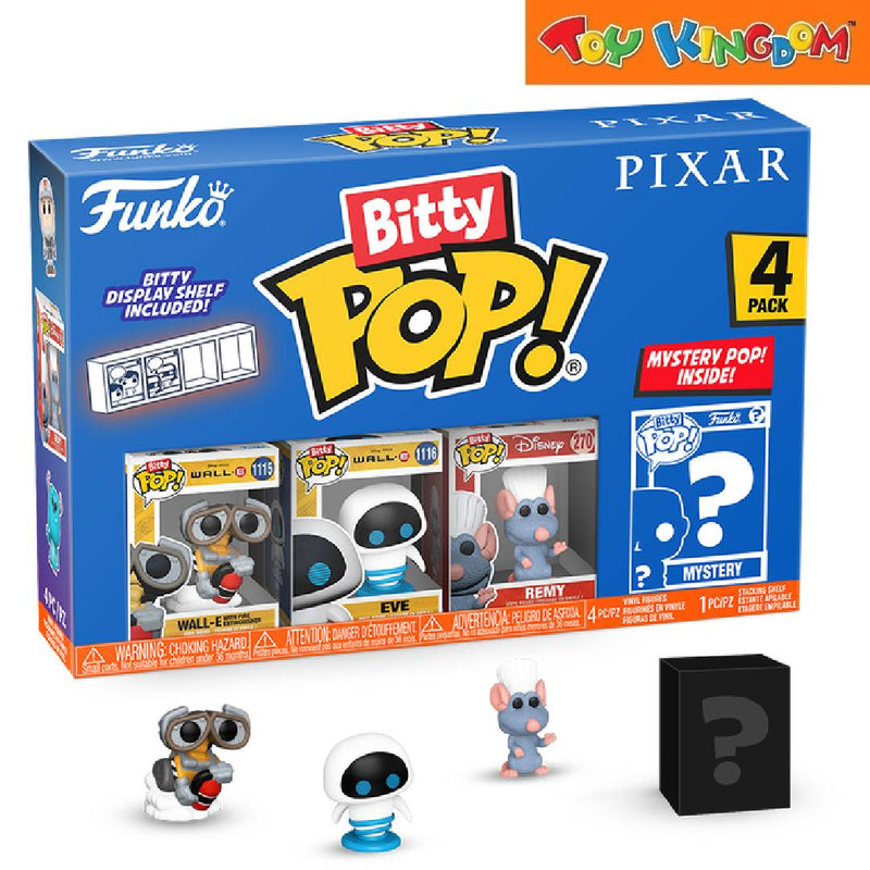 Funko Bitty Pop! Pixar WALL-E 4 Packs Mystery Vinyl Figure