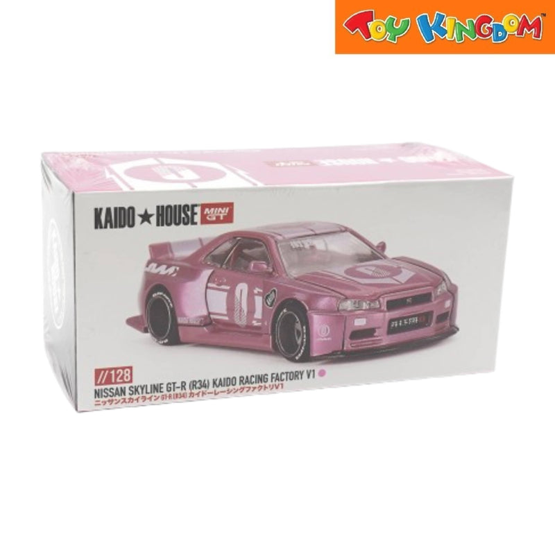 Mini GT Nissan Skyline GT R Kaido Racing Factory V1 Die-cast