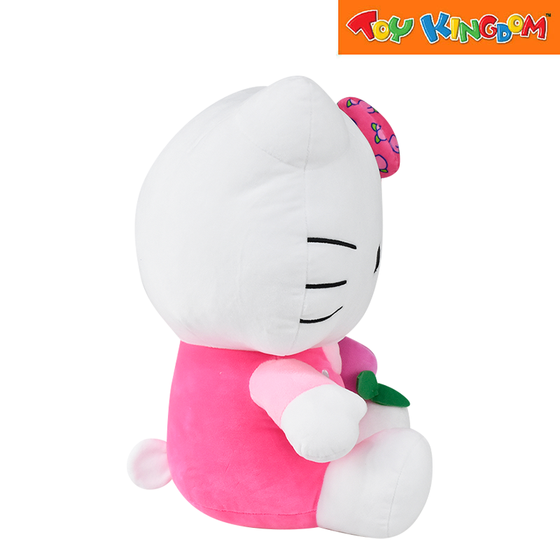 Hello Kitty With Strawberry 15 inch Plush
