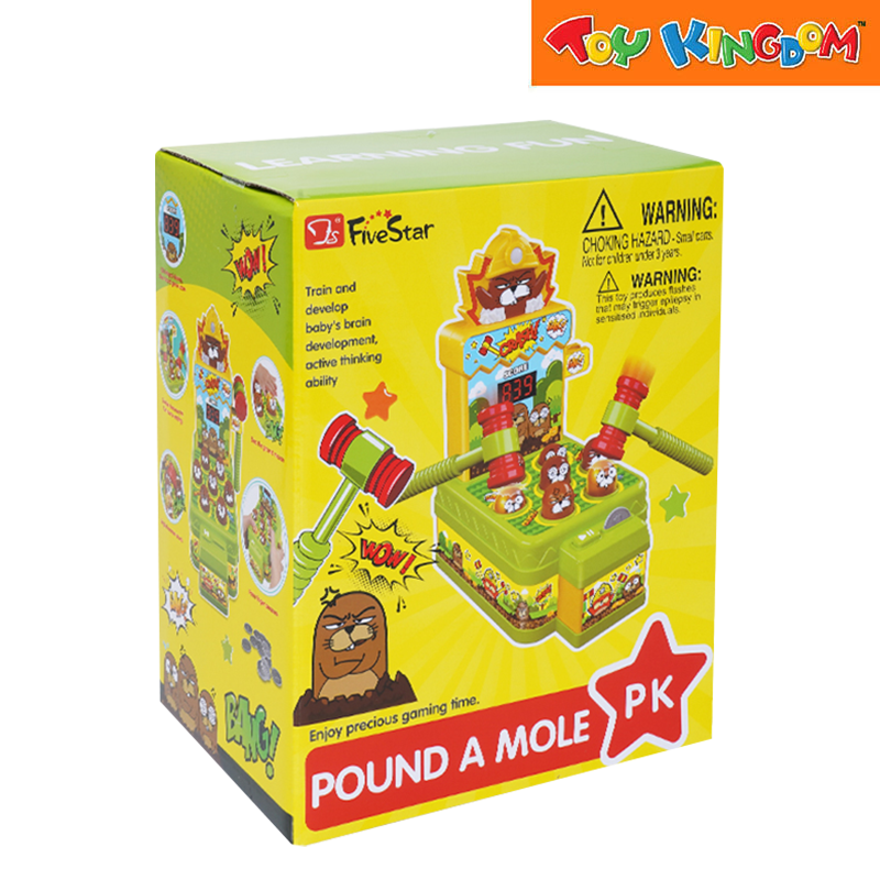Green Pound A Mole Fun Game