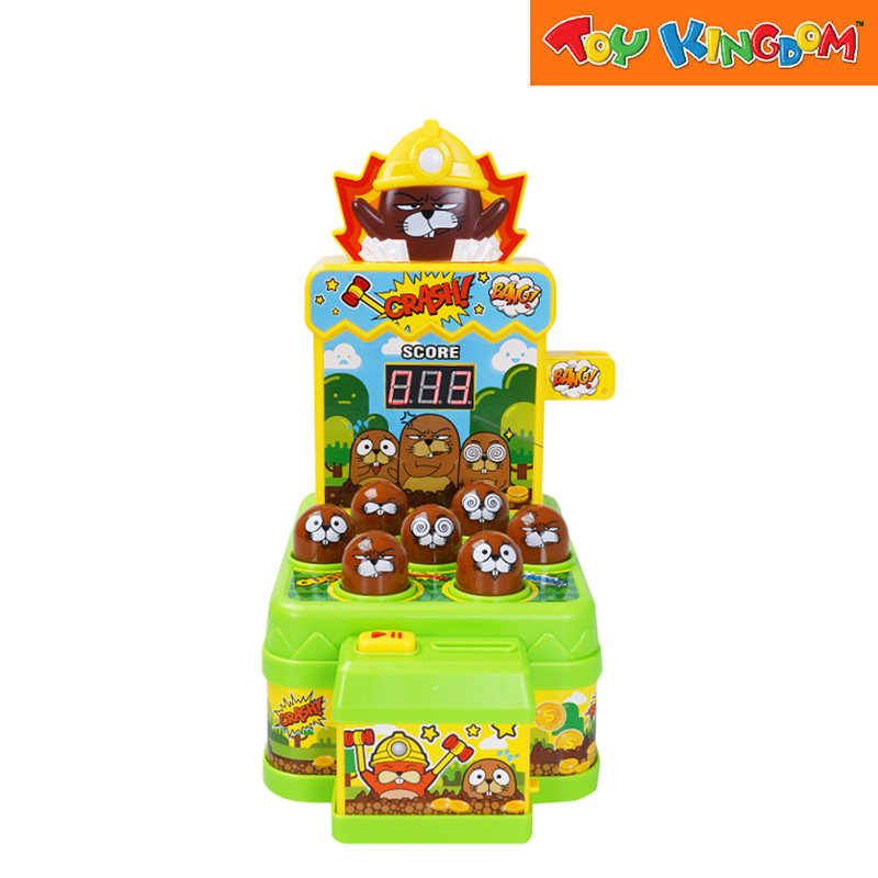 Green Pound A Mole Fun Game