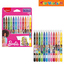 Maped Barbie 12pcs Felt-Tip Pens Washable