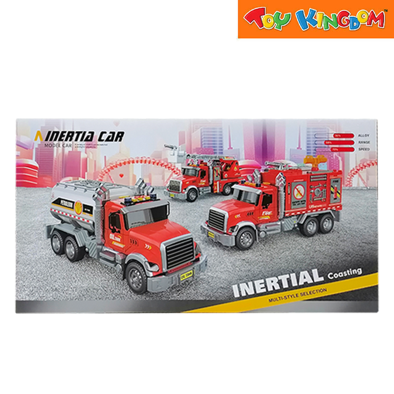 Fire Truck Friction Vehicle