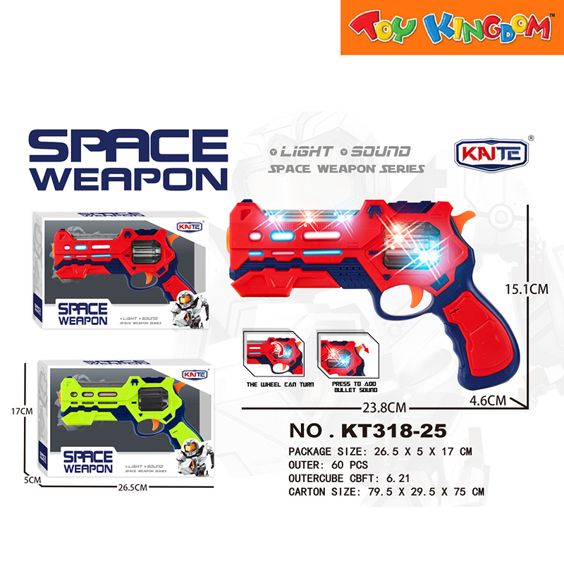 Space Weapon Red Series With Light and Sound