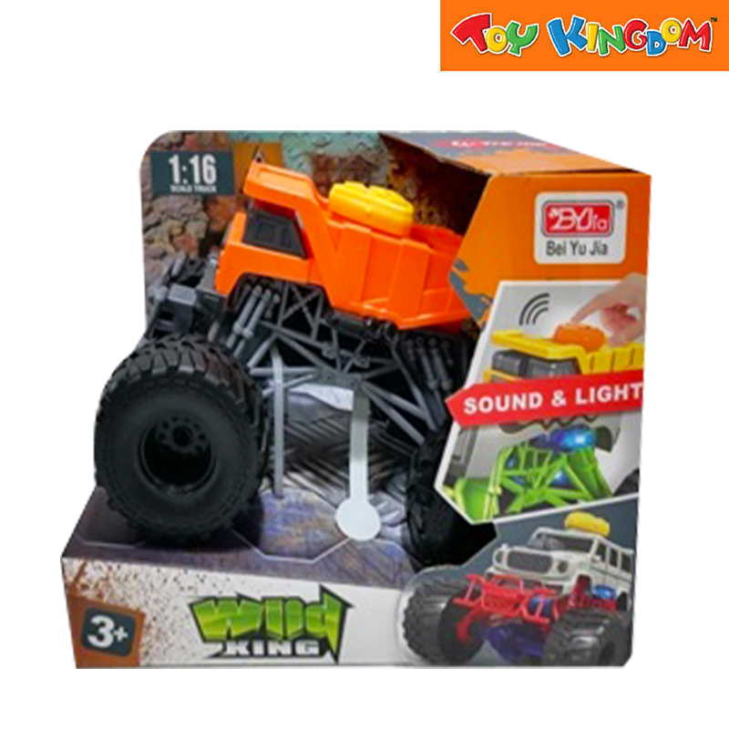 Wild King Orange Friction Vehicle