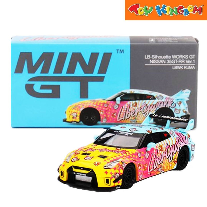 MINIGT LB★WORKS GT-R R35 LBWK KUMA Nissan 35GT-RR LB-Silhouette WORKS GT Ver.1 LBWK KUMA 1:64 Mini GT