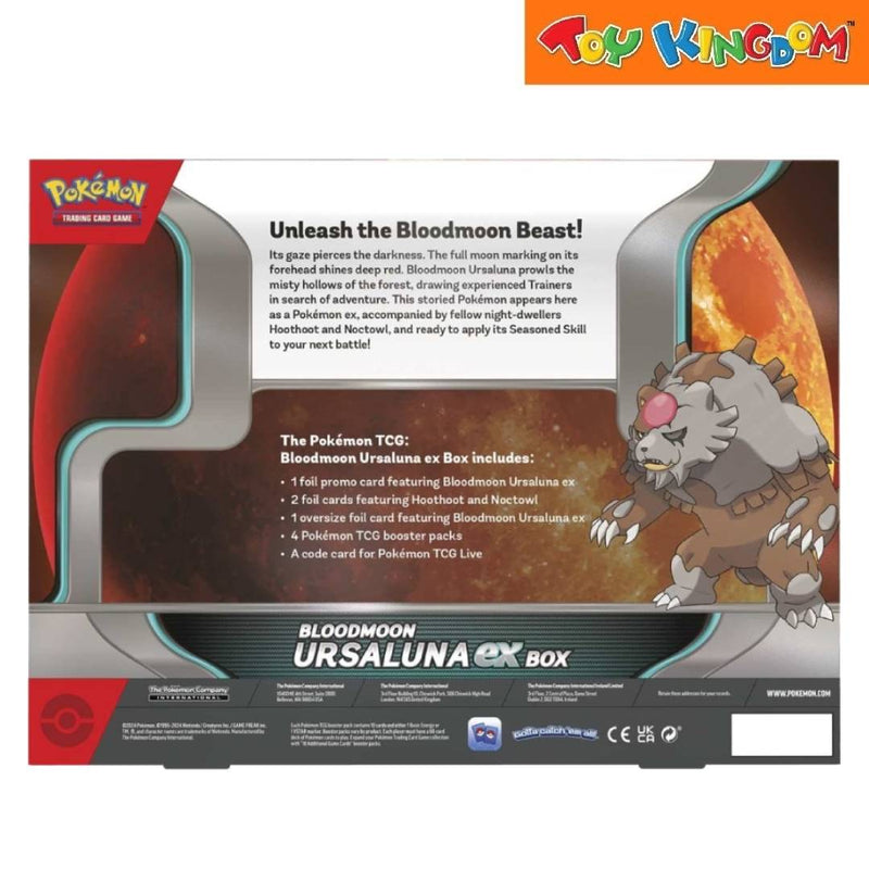 Pokemon Bloodmoon Ursaluna Ex Box Trading Card Game