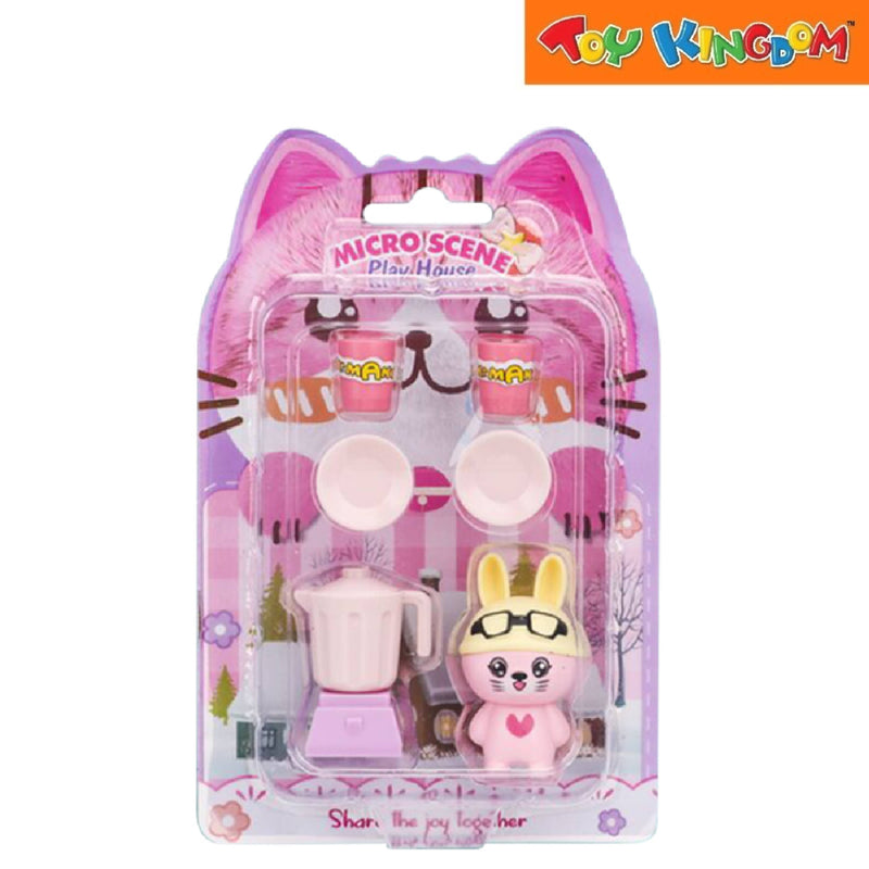 Meow Micro Scene Play House Mini Figures