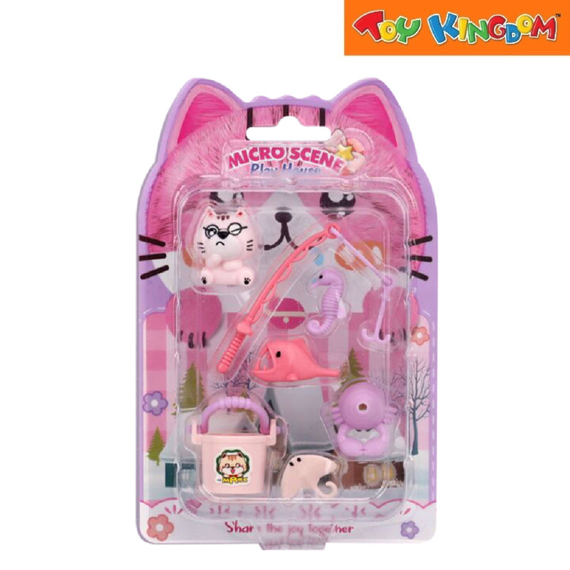 Meow Micro Scene Play House Mini Figures