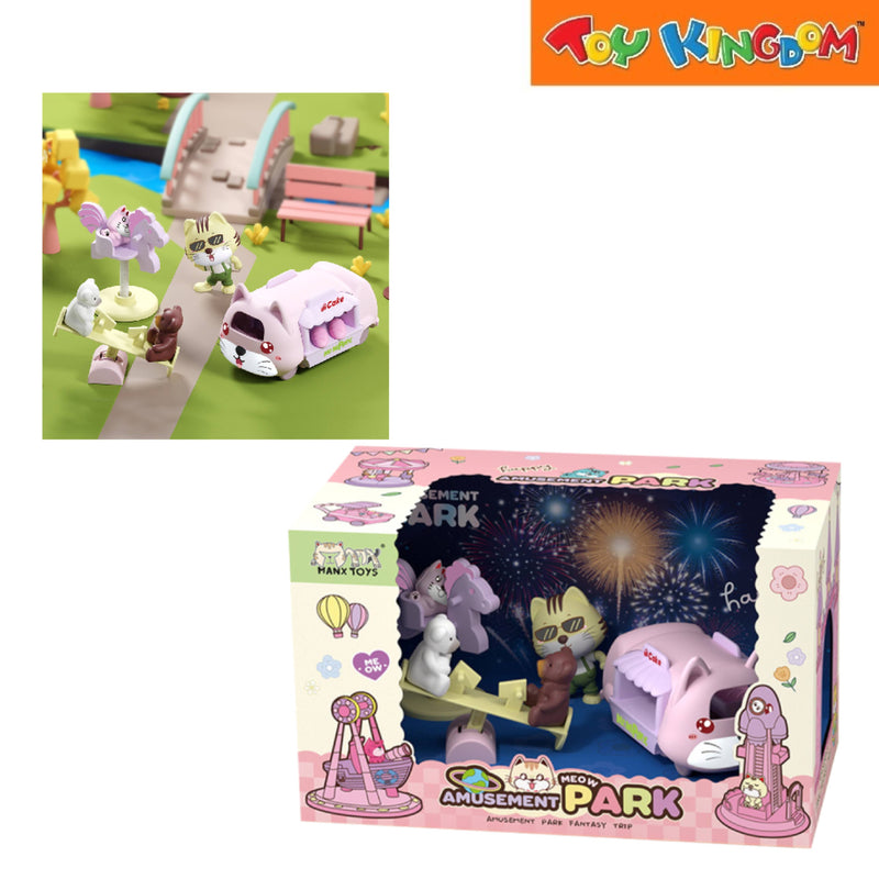 Meow Amusement Park Fantasy Trip Seesaw Cake Mini Figures