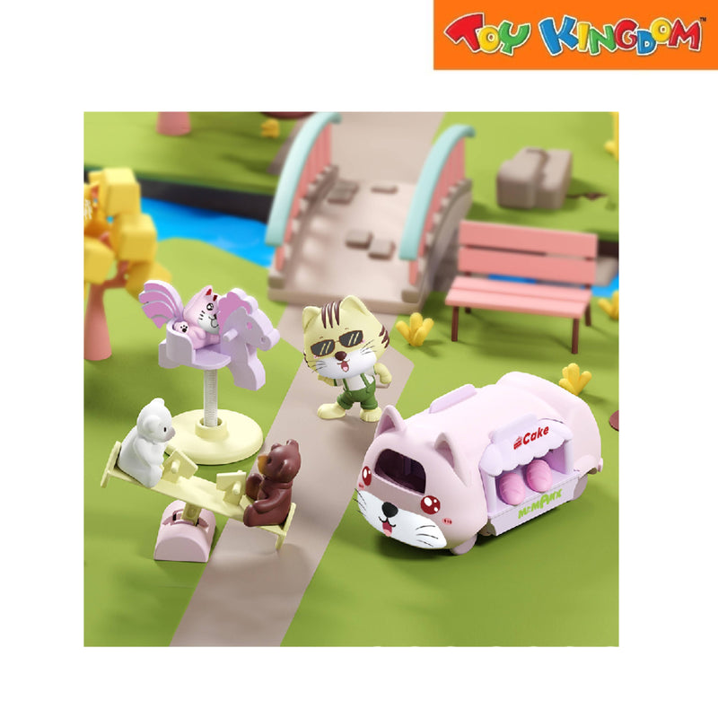 Meow Amusement Park Fantasy Trip Seesaw Cake Mini Figures
