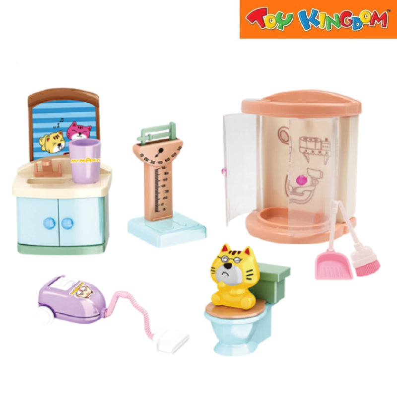 Meow Sweet Home Bedroom/Kitchen Mini Figures