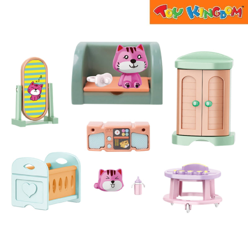 Meow Sweet Home Bedroom/Kitchen Mini Figures