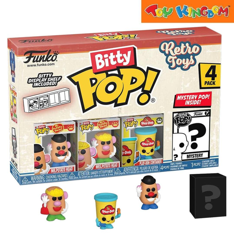 Funko Bitty Pop! Retro Toys Mr. Potato Head 4 Packs Figure