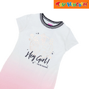 Disney Princess Off White Round Neck Dress