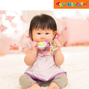 Infantino Pink Spin & Rattle Teether