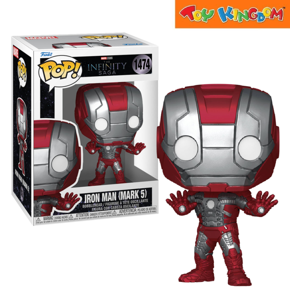 Funko Pop! Marvel The Infinity Saga Iron Man Mark Bobblehead Figure
