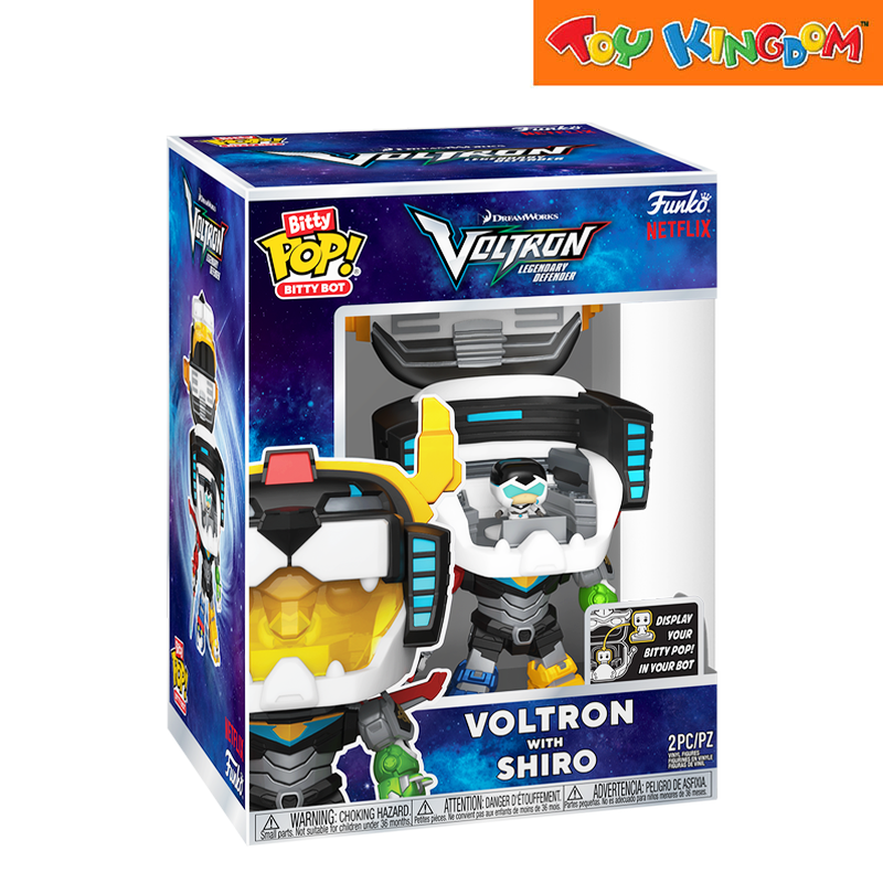 Funko Bitty Pop! Bitty Bot Dreamworks Voltron Legendary Defender Voltron with Shiro Vinyl Figure