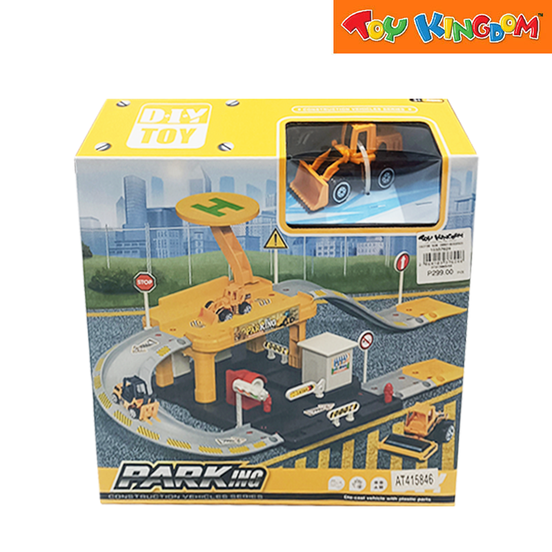 DIY Toy Railway Parking Playset