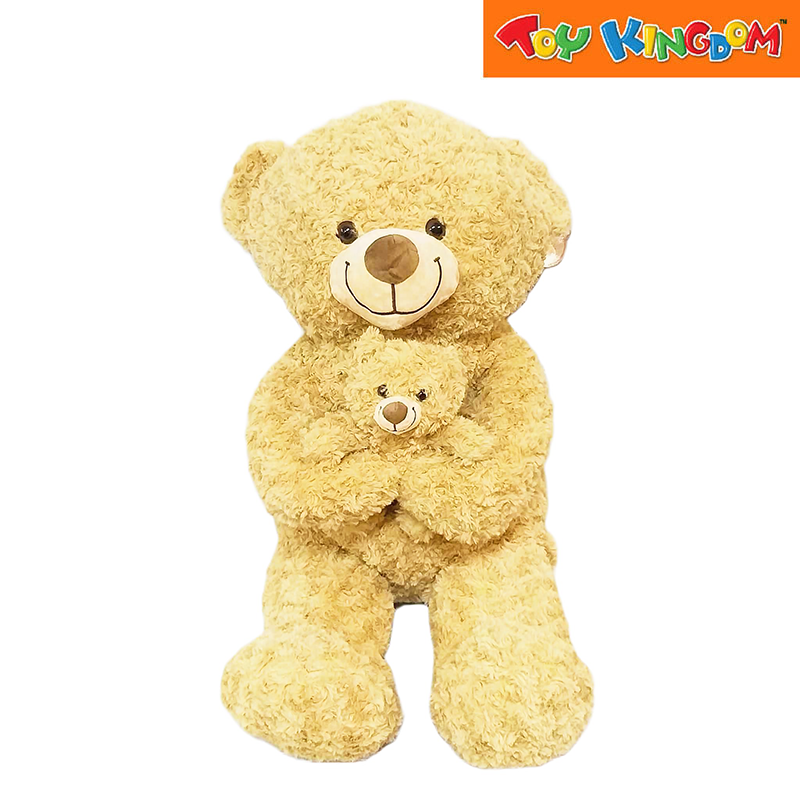 Curly-fur Teddy Bear with A Smaller Matching Bear