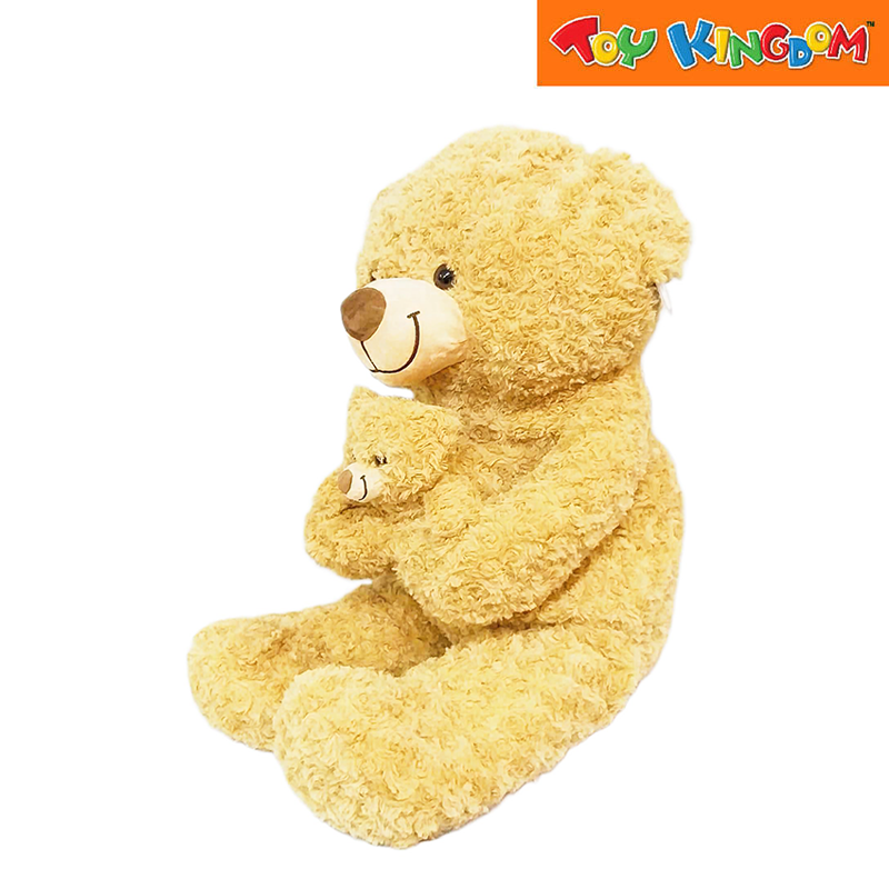 Curly-fur Teddy Bear with A Smaller Matching Bear