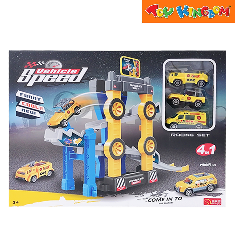 Engineering Track Car Racing Set