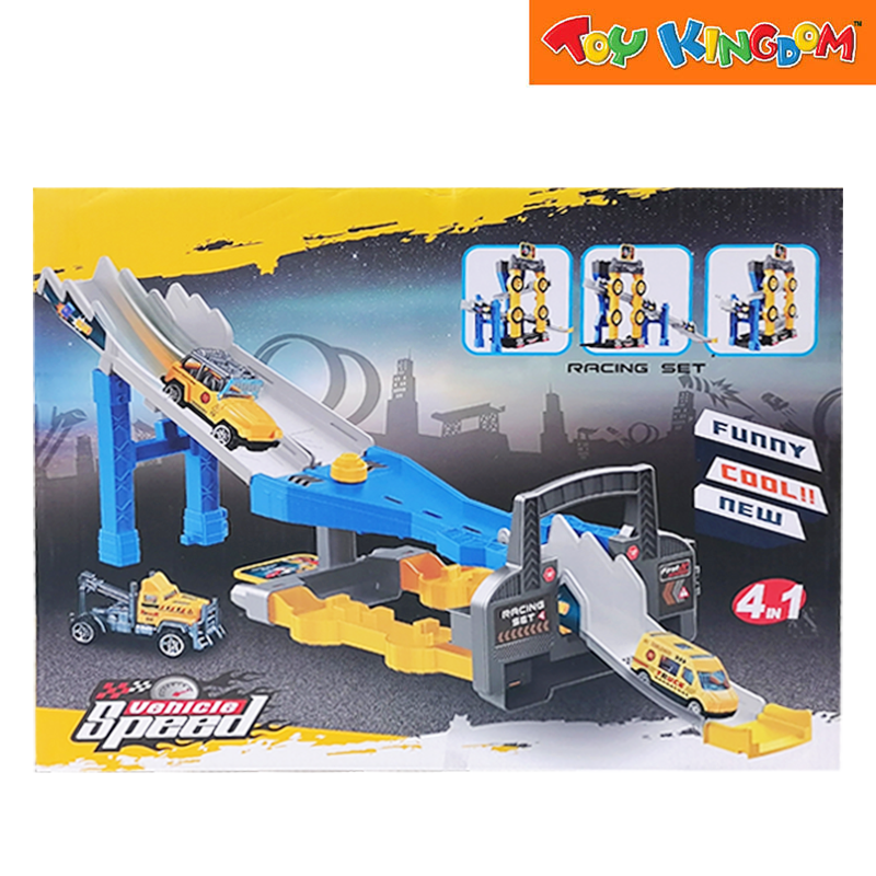 Engineering Track Car Racing Set