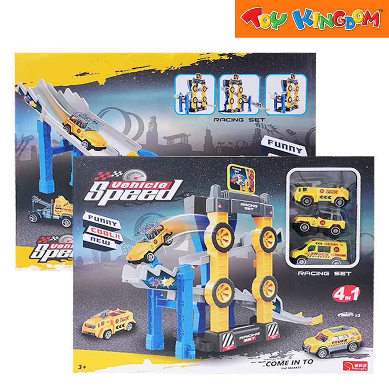 Engineering Track Car Racing Set