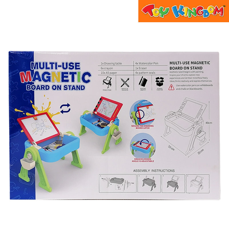 Multi-Use Magnetic Board On A Stand