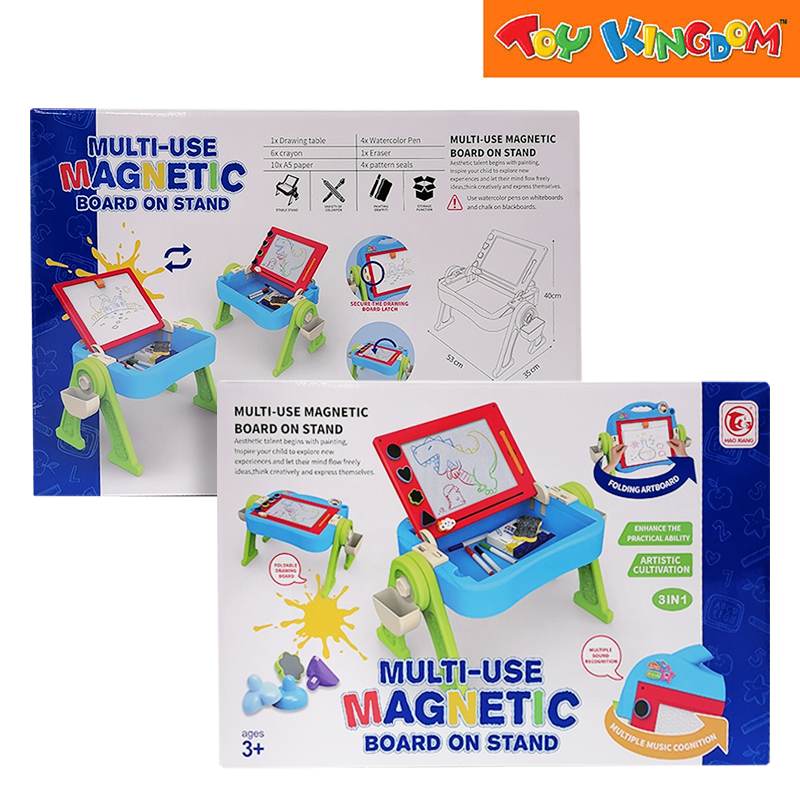 Multi-Use Magnetic Board On A Stand