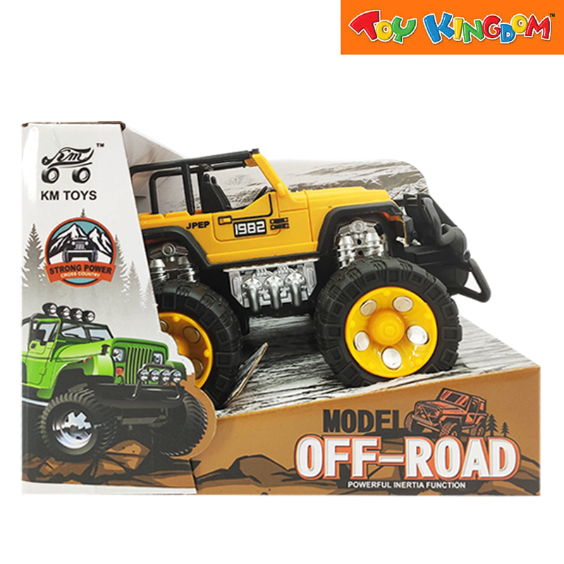 Toy Off-Road Friction-Pull Back Vehicle