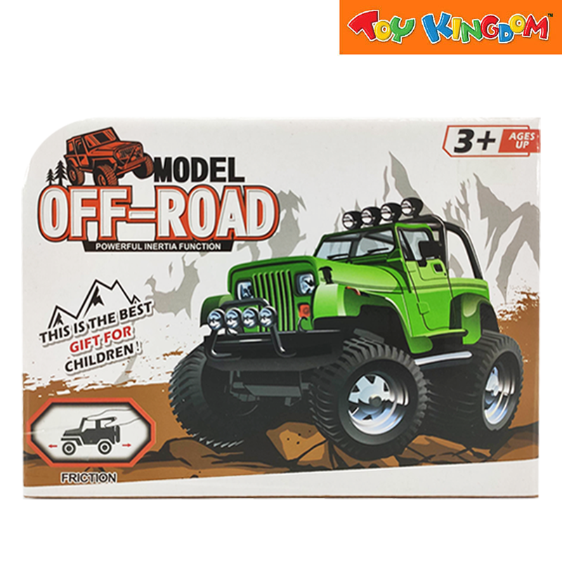 Toy Off-Road Friction-Pull Back Vehicle