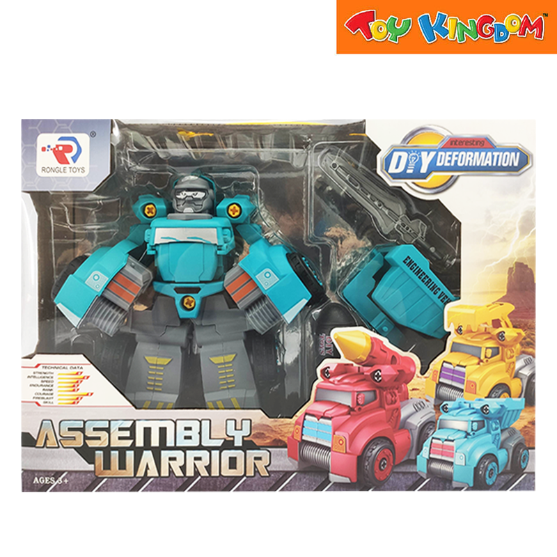 Deformation Assembly Warrior Transforming Robot