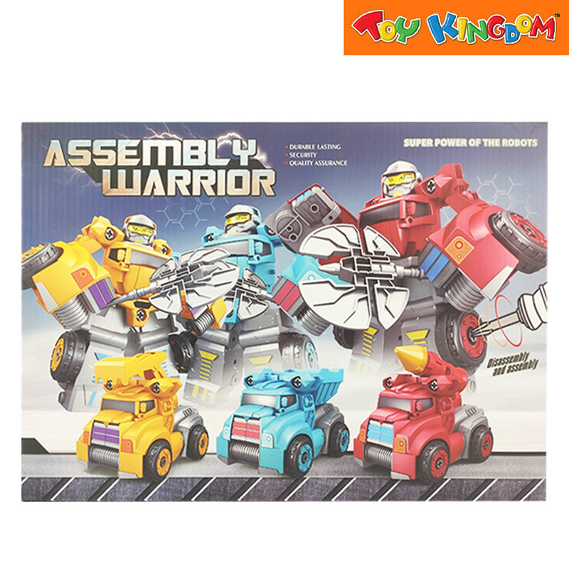 Deformation Assembly Warrior Transforming Robot