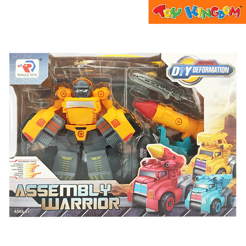 Deformation Assembly Warrior Transforming Robot