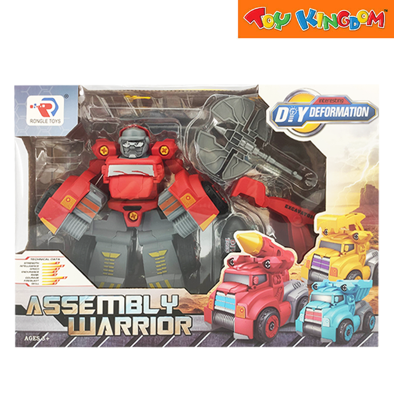 Deformation Assembly Warrior Transforming Robot