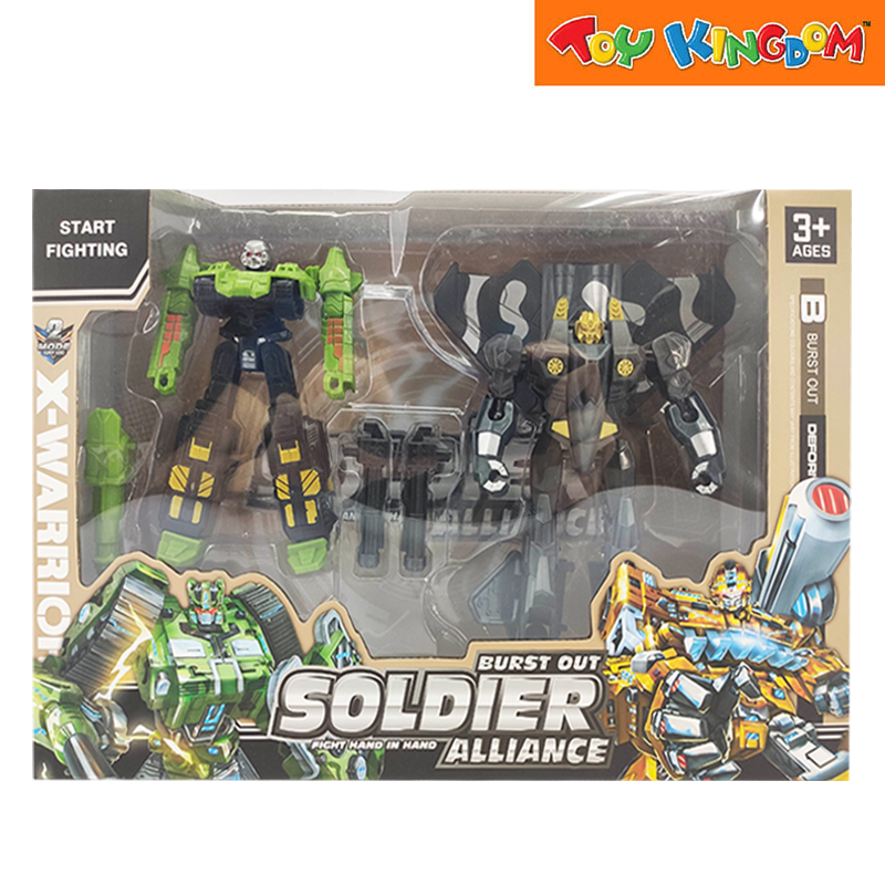 X-Warrior Burst Out Soldier Alliance Transforming Robot - Random Assortment