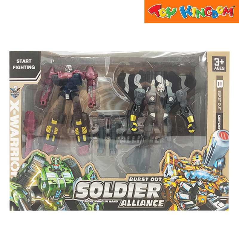 X-Warrior Burst Out Soldier Alliance Transforming Robot - Random Assortment