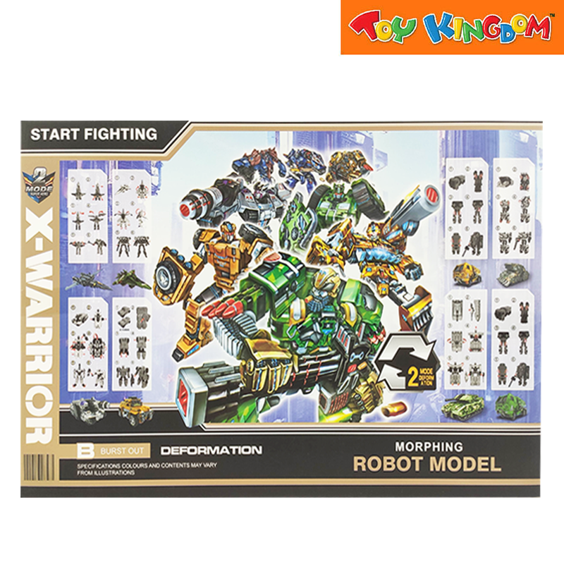 X-Warrior Burst Out Soldier Alliance Transforming Robot - Random Assortment