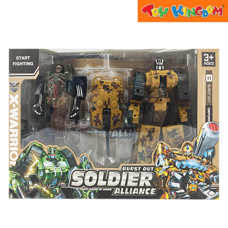 X-Warrior Burst Out Soldier Alliance Transforming Robot - Random Assortment