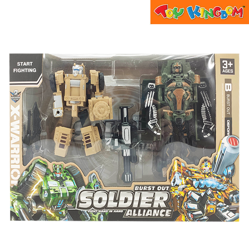X-Warrior Burst Out Soldier Alliance Transforming Robot - Random Assortment