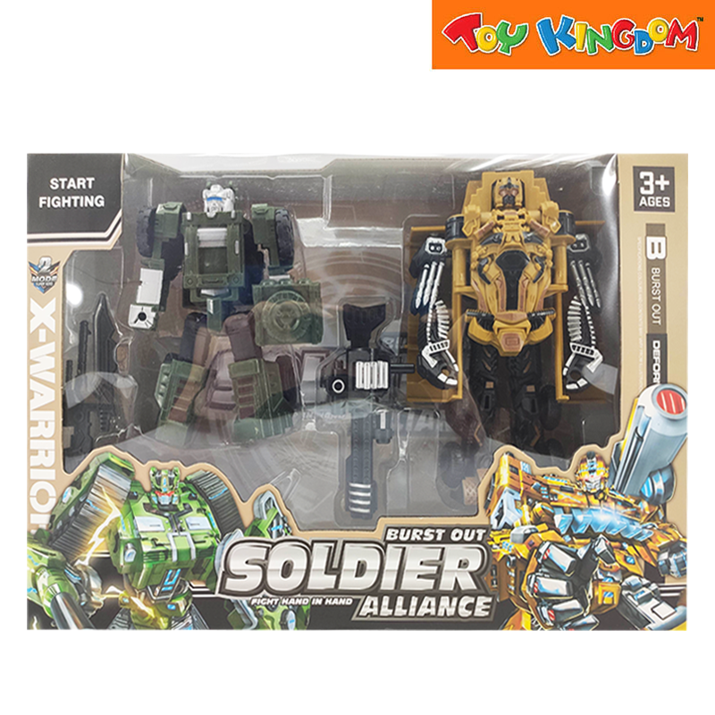 X-Warrior Burst Out Soldier Alliance Transforming Robot - Random Assortment