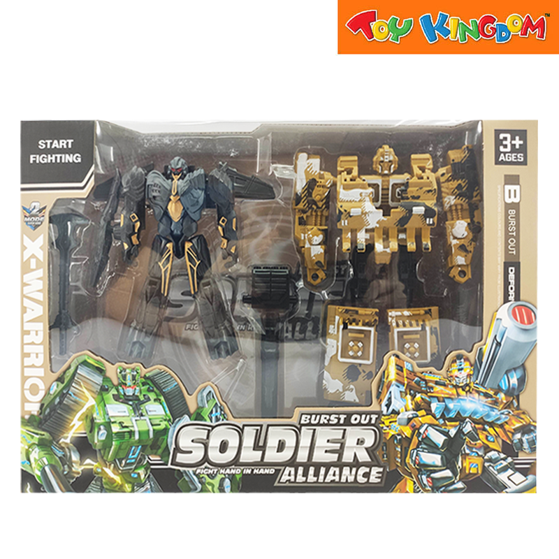 X-Warrior Burst Out Soldier Alliance Transforming Robot - Random Assortment