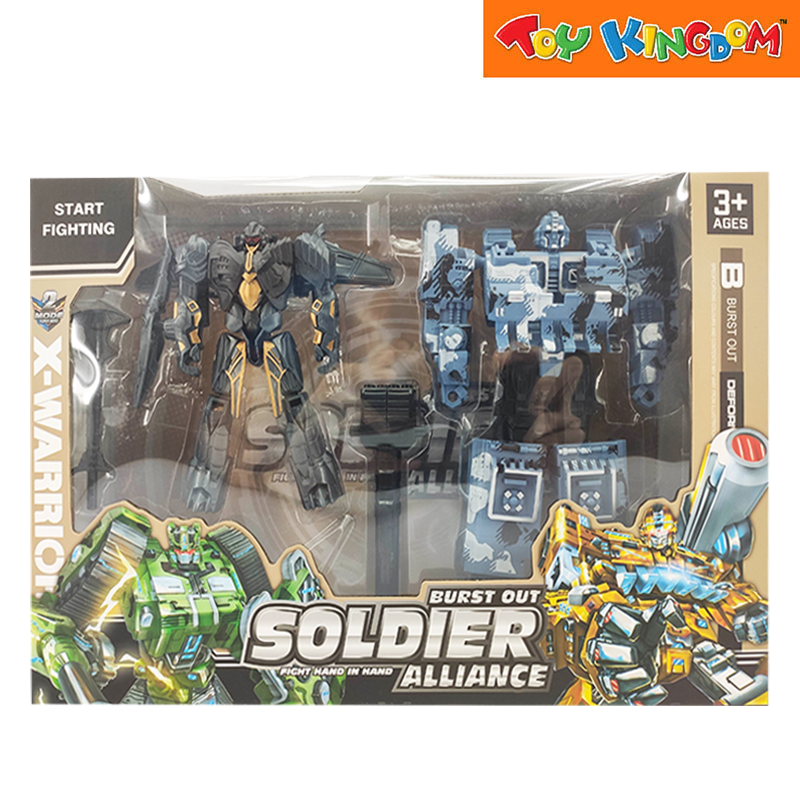 X-Warrior Burst Out Soldier Alliance Transforming Robot - Random Assortment