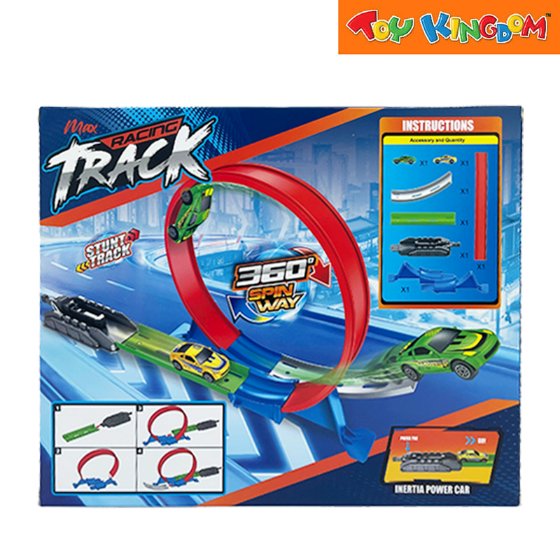 Railway Stunt Car Track Set