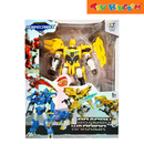 Dino God of War Morph Chariot Transforming Toy Robot